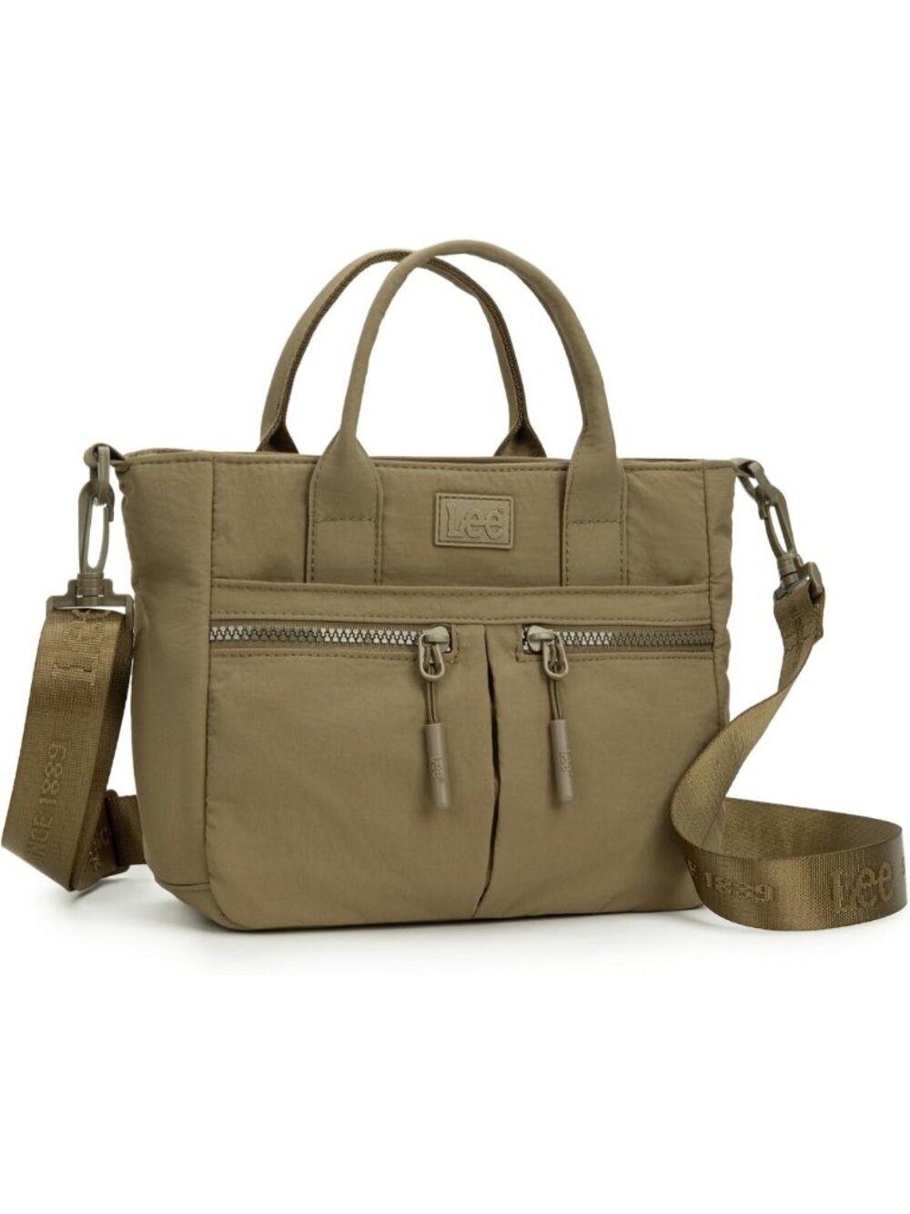 Stylish Mini Nylon Tote Bag for Women | Multi Pocket Crossbody Purse with Zipper